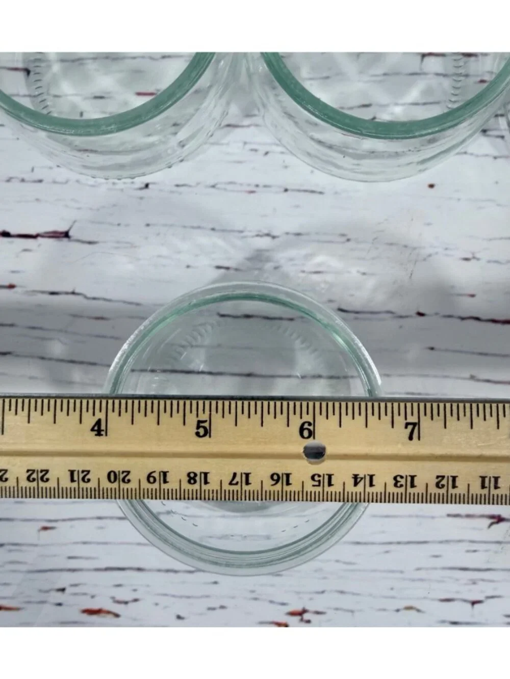 Clear Glass Dessert Ramekins Round Bowls 3.25” Set of 4 Condiments Or Prep Gü